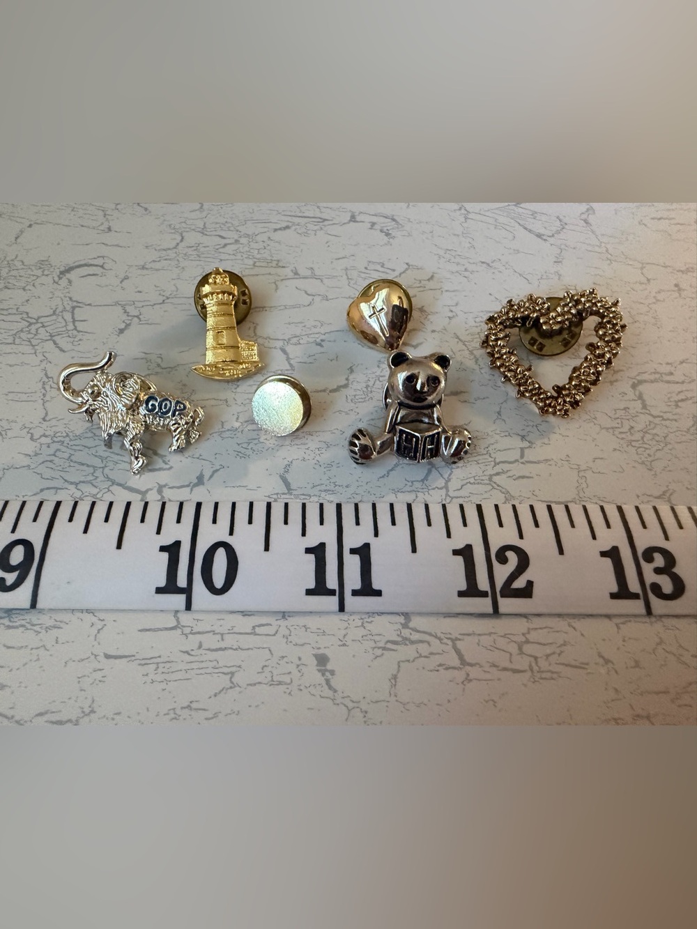 Lot of 6 Vintage Pins